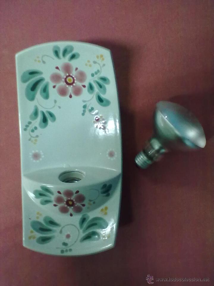 Vintage: APLIQUE CERAMICA UNA LUZ - Foto 3
