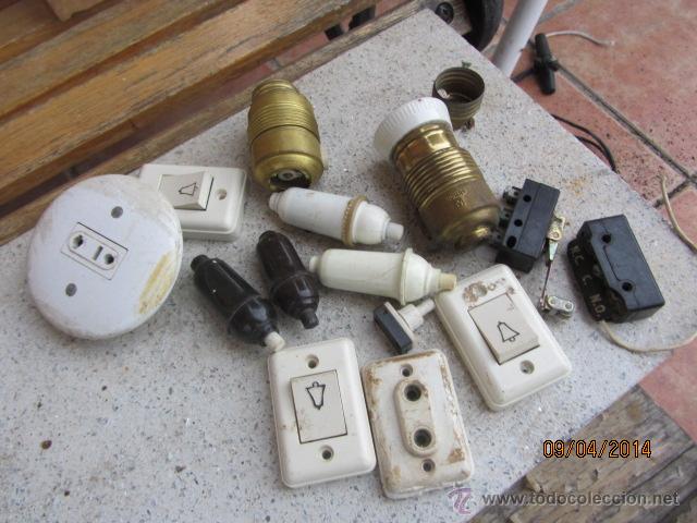 Vintage: lote diverso material electrico - Foto 1