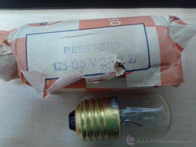Vintage: bombilla osram 125- 130 v - Foto 1