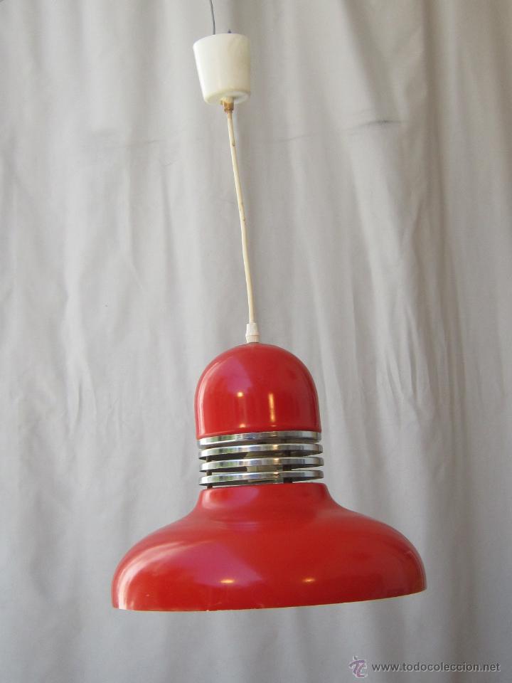 Vintage: LAMPARA DE TECHO EN METAL - Foto 1