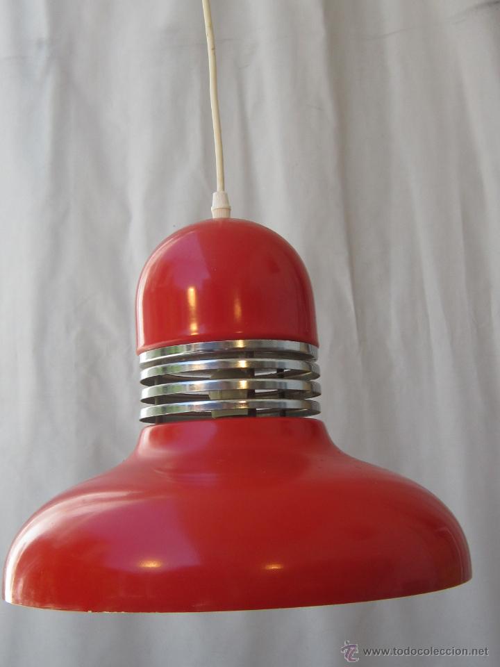 Vintage: LAMPARA DE TECHO EN METAL - Foto 3