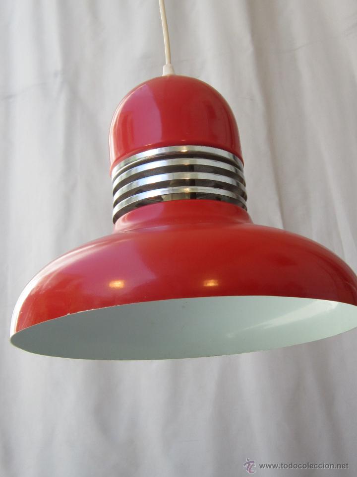 Vintage: LAMPARA DE TECHO EN METAL - Foto 4