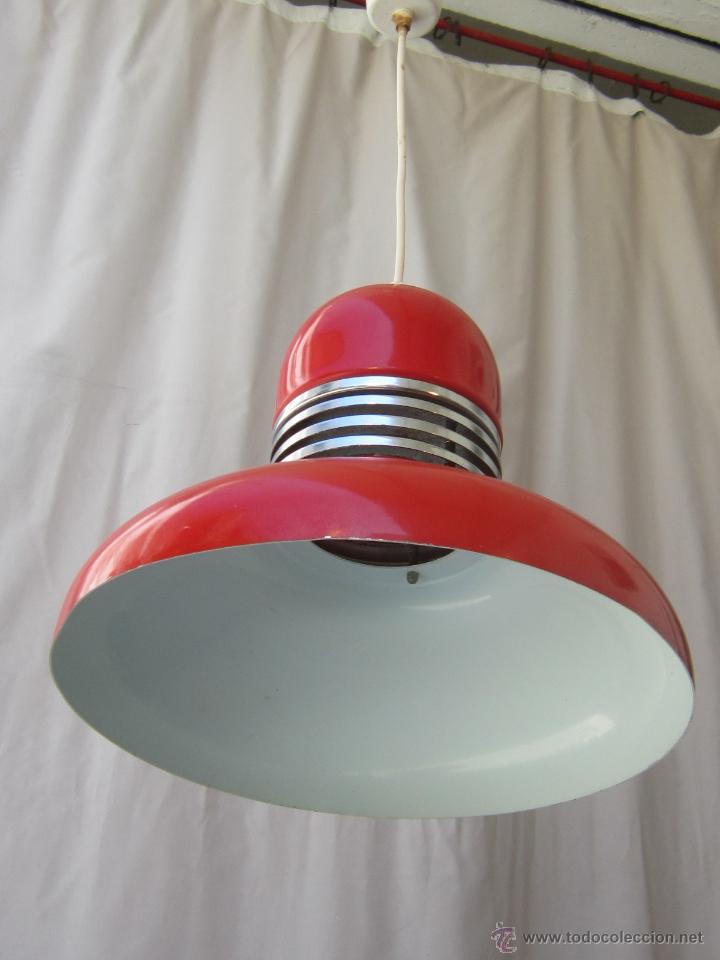 Vintage: LAMPARA DE TECHO EN METAL - Foto 5