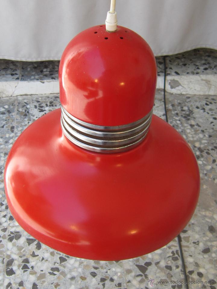 Vintage: LAMPARA DE TECHO EN METAL - Foto 7