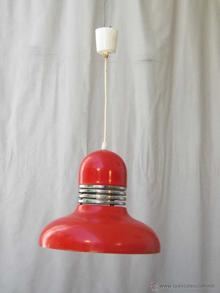 Vintage: LAMPARA DE TECHO EN METAL - Foto 8