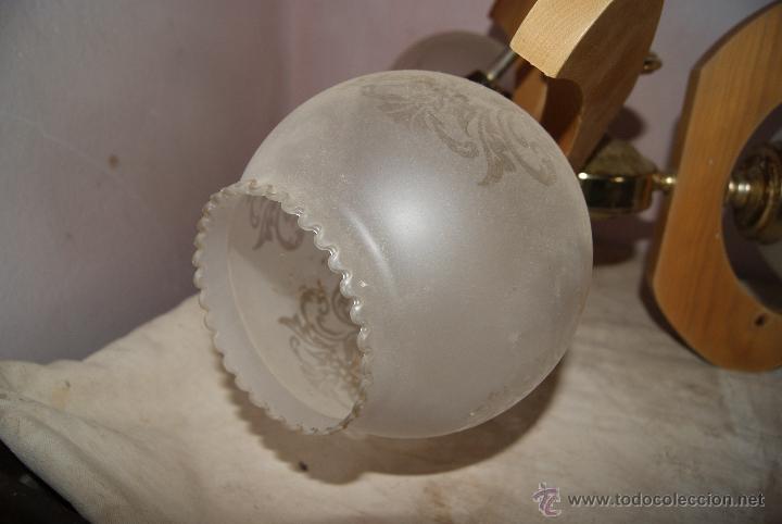 Vintage: lampara de 3 globos - Foto 2