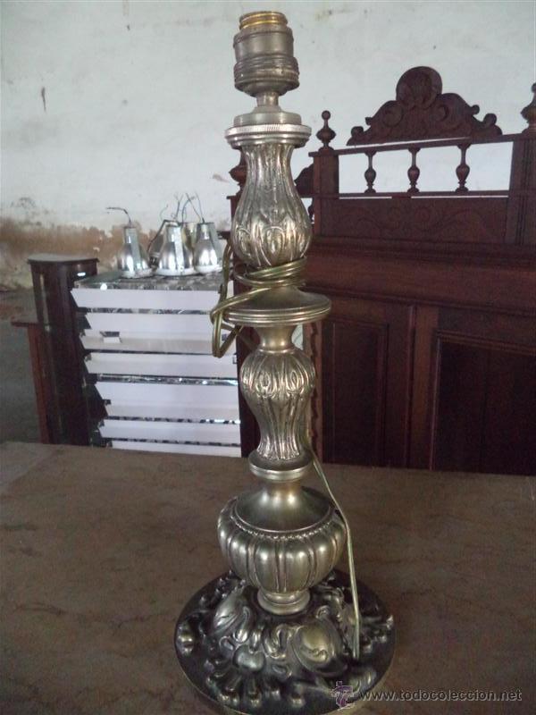 Vintage: lampara de mesillas de bronce - Foto 1