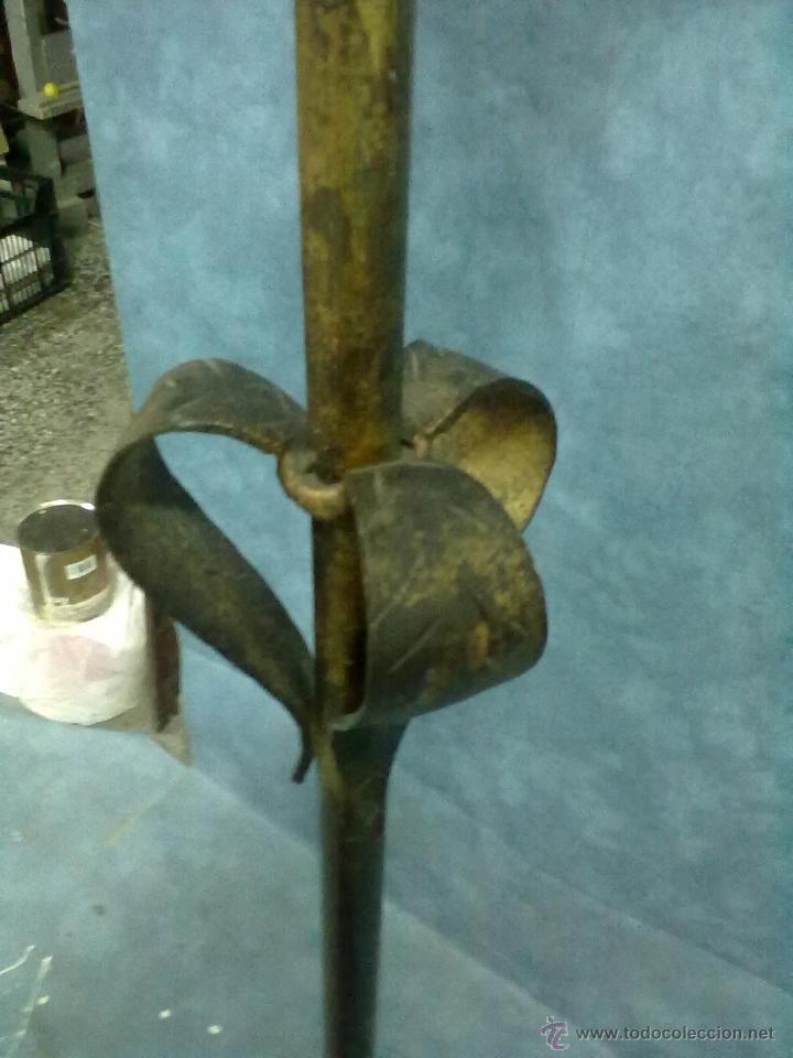 Vintage: LAMPARA VELON HIERRO DORADO - Foto 3