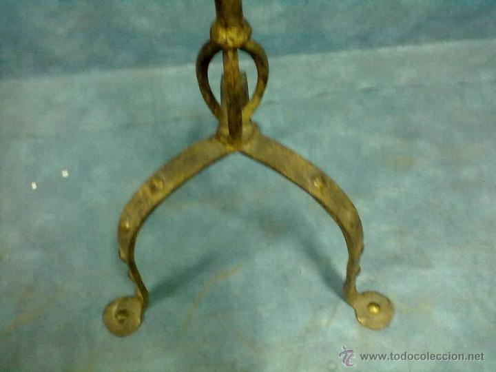 Vintage: LAMPARA VELON HIERRO DORADO - Foto 4