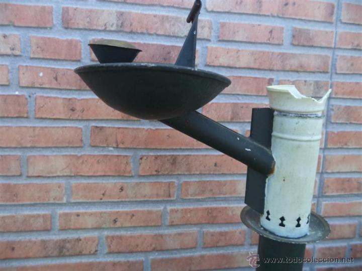 Vintage: lampara de metal sobremesa - Foto 3