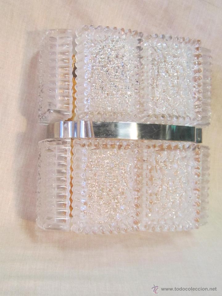 Vintage: APLIQUE DE PARED A&Ntilde;OS 60 - Foto 4