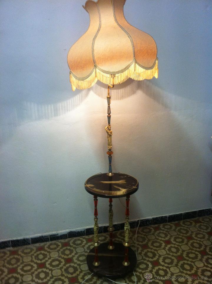 Vintage: LAMPARA DE PIE KITSCH - Foto 5