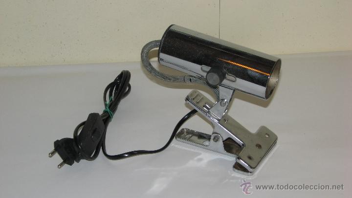 Vintage: APLIQUE CROMADO CON PINZA - Foto 1