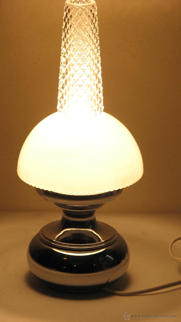 Vintage: L&Aacute;MPARA DE MESA - Foto 4