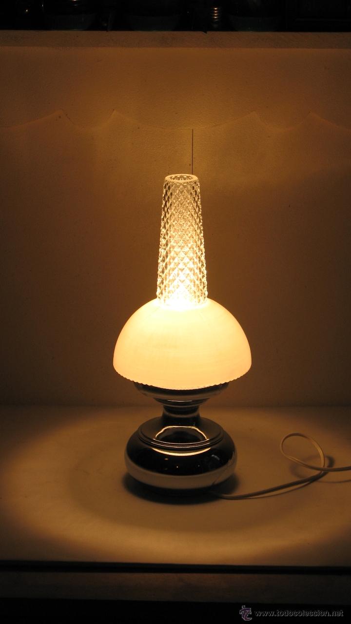 Vintage: L&Aacute;MPARA DE MESA - Foto 5
