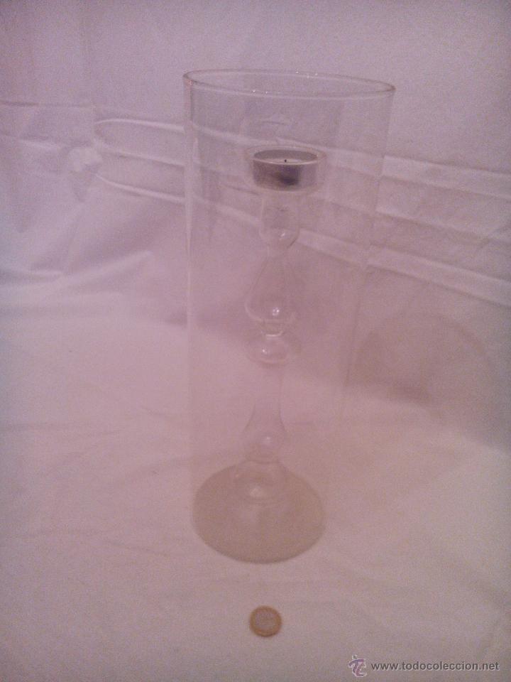 Vintage: Candelabro de Cristal grande y alto - Foto 1