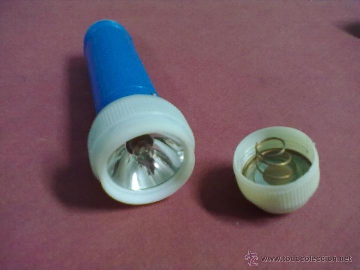 Vintage: K.KOBO LINTERNA AZUL MADE IN CHINA - Foto 2