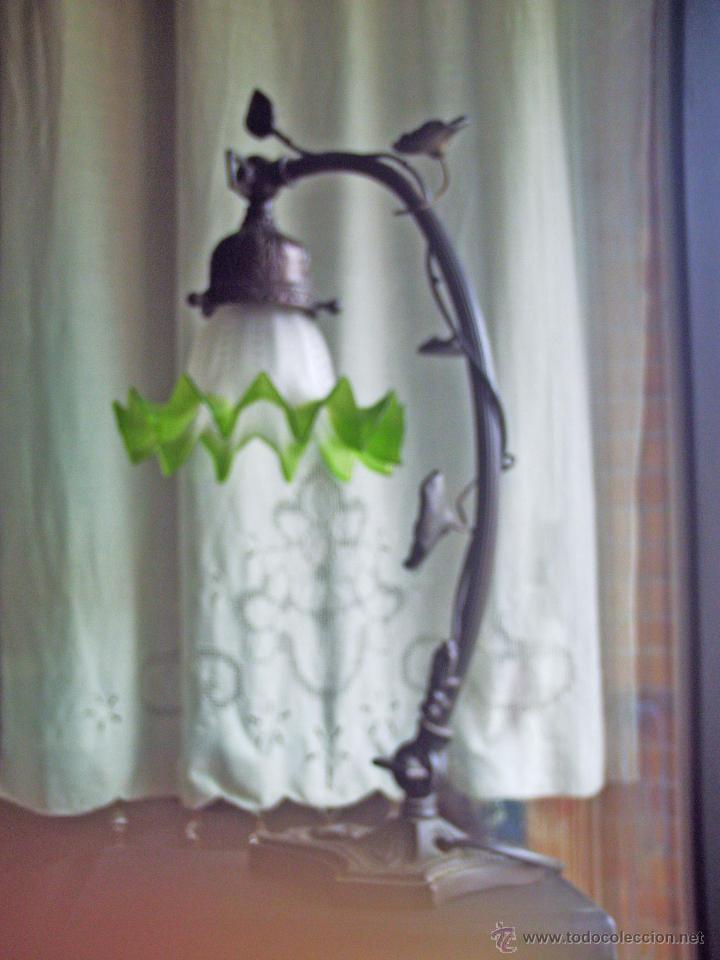 Vintage: LAMPARA CON TULIPA - Foto 1