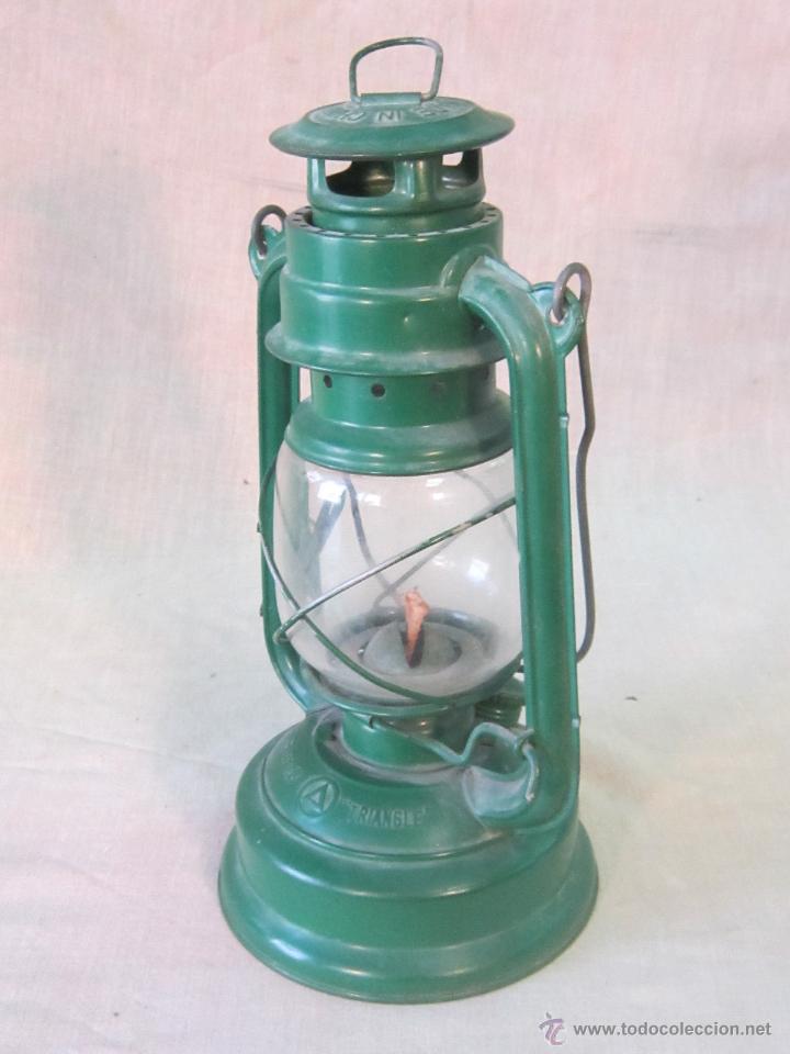 Vintage: LAMPARA QUINQUE DE METAL - Foto 2
