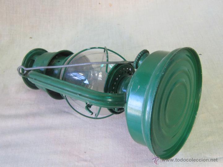 Vintage: LAMPARA QUINQUE DE METAL - Foto 5