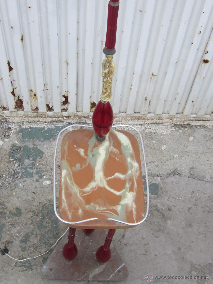 Vintage: PIE DE LAMPARA DE SUELO A&Ntilde;OS 60 - Foto 5