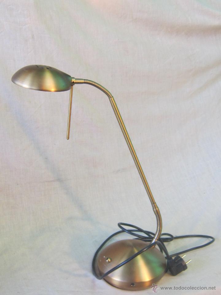 Vintage: LAMPARA DE MESA EN METAL - Foto 1