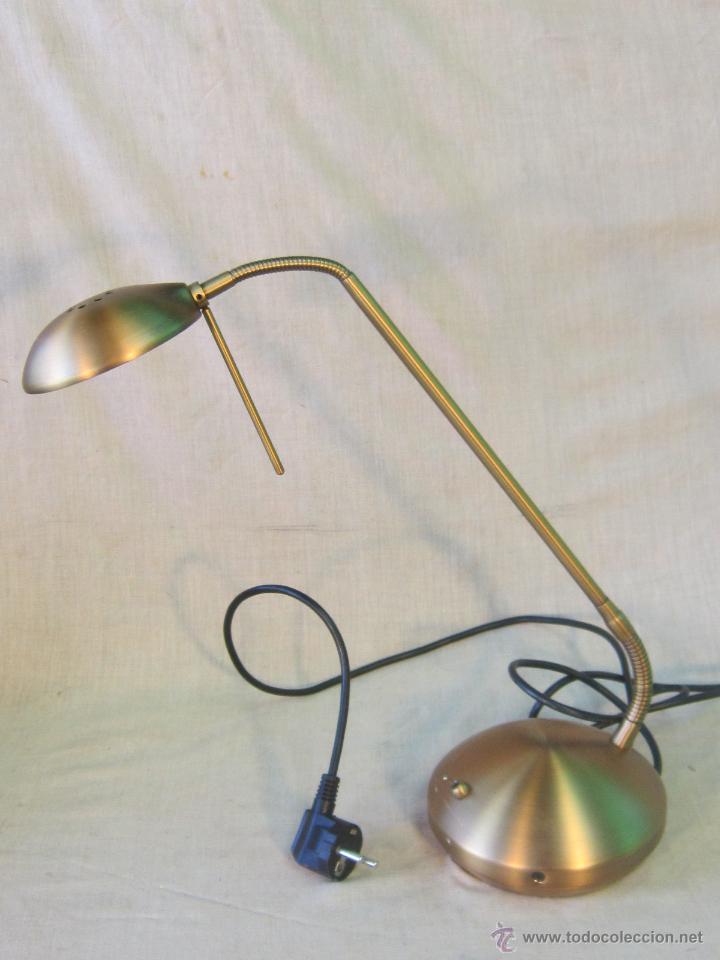 Vintage: LAMPARA DE MESA EN METAL - Foto 4
