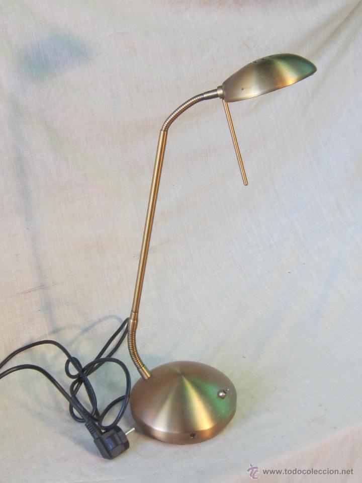 Vintage: LAMPARA DE MESA EN METAL - Foto 5