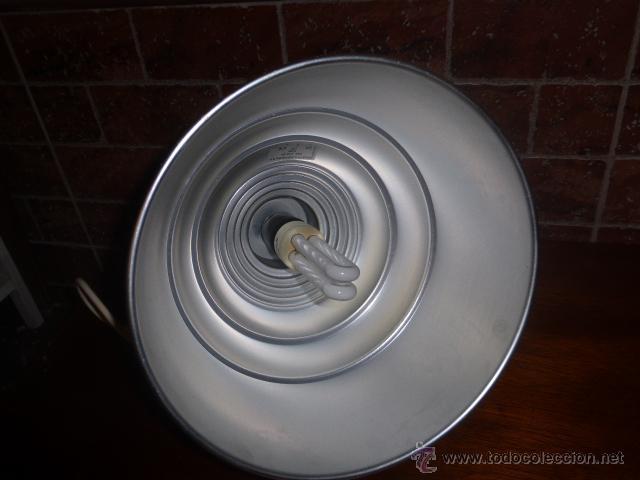 Vintage: LAMPARA INDUSTRIAL DE METAL - Foto 5