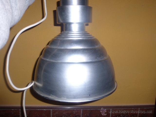 Vintage: LAMPARA INDUSTRIAL DE METAL - Foto 6