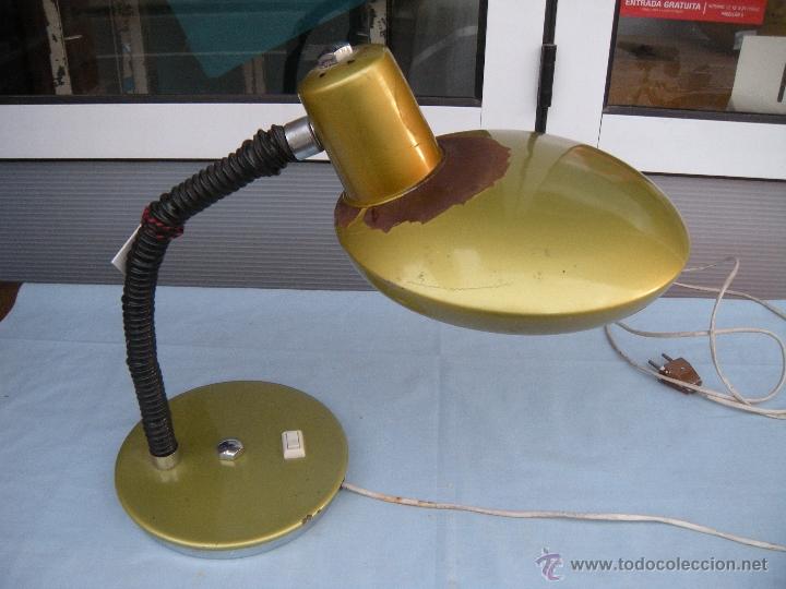 Vintage: L&Aacute;MPARA DE SOBREMESA FLEXO RETRO - Foto 1