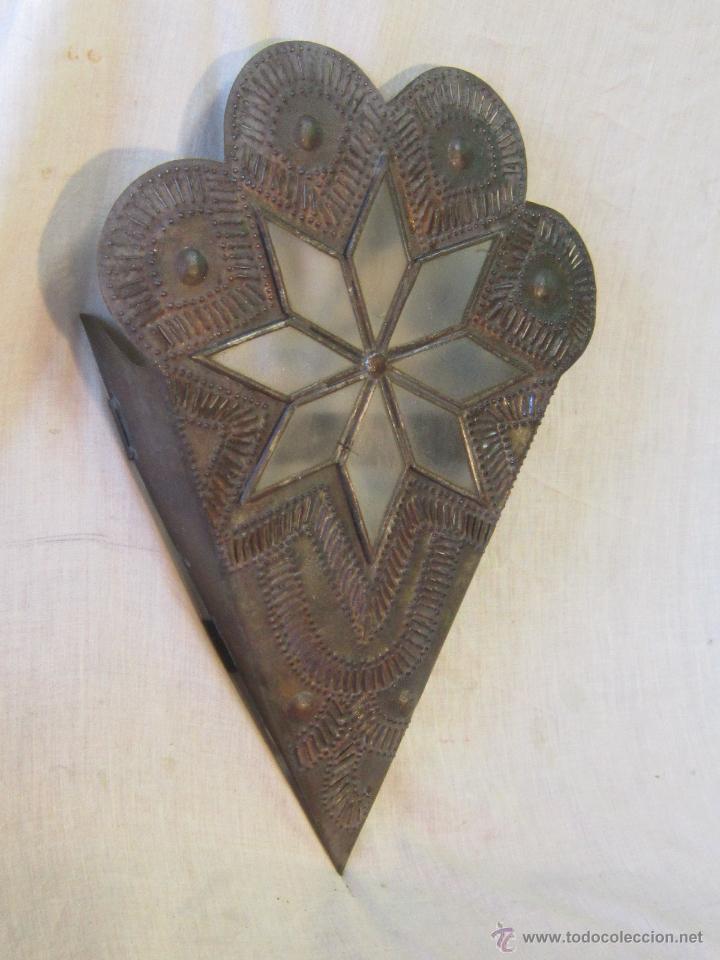 Vintage: APLIQUE EN METAL Y CRISTAL - Foto 4