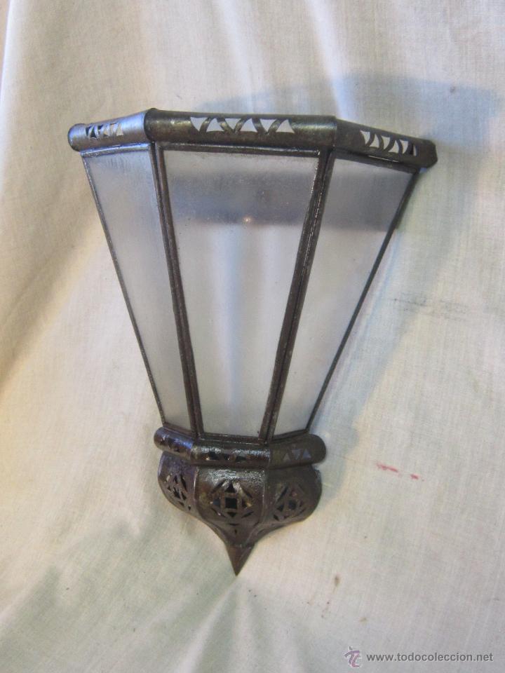 Vintage: APLIQUE EN METAL Y CRISTAL - Foto 3