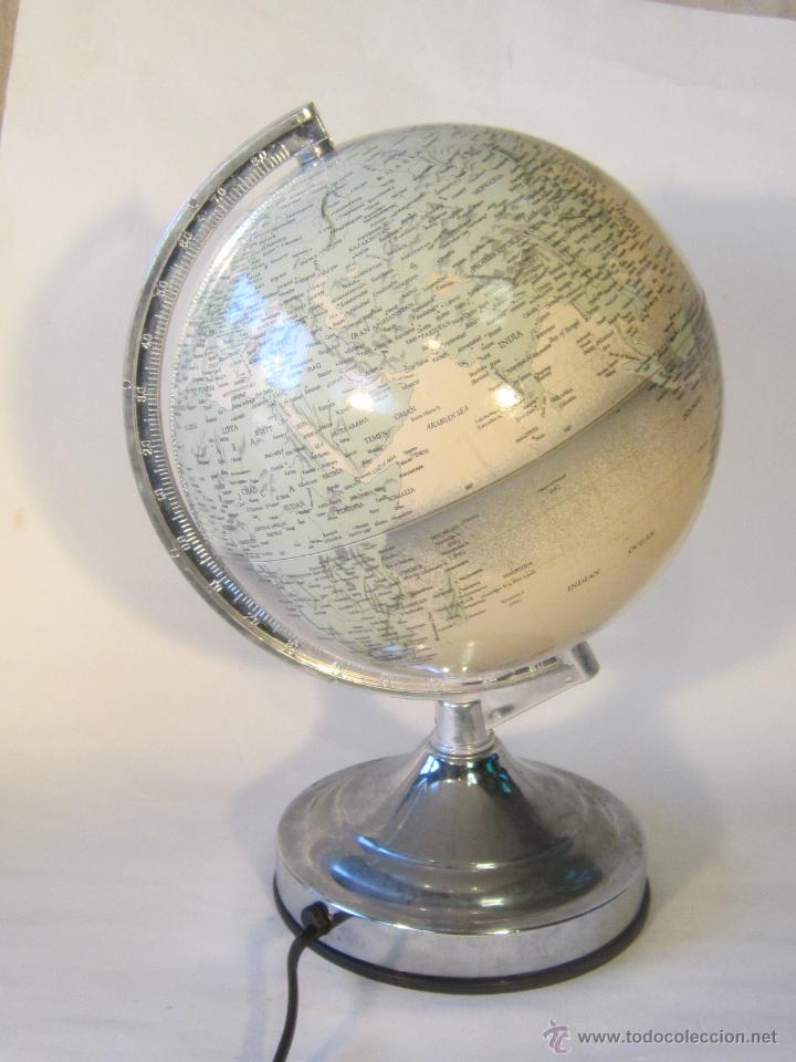 Vintage: lampara con globo terraqueo - Foto 1