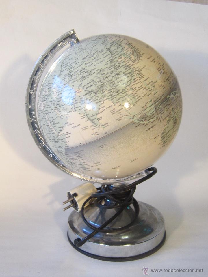 Vintage: lampara con globo terraqueo - Foto 3
