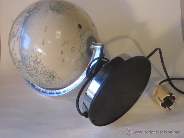 Vintage: lampara con globo terraqueo - Foto 4