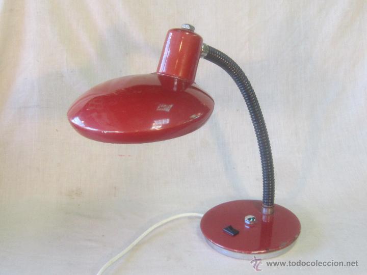 Vintage: lampra de mesa de despacho a&ntilde;os 70 - Foto 2
