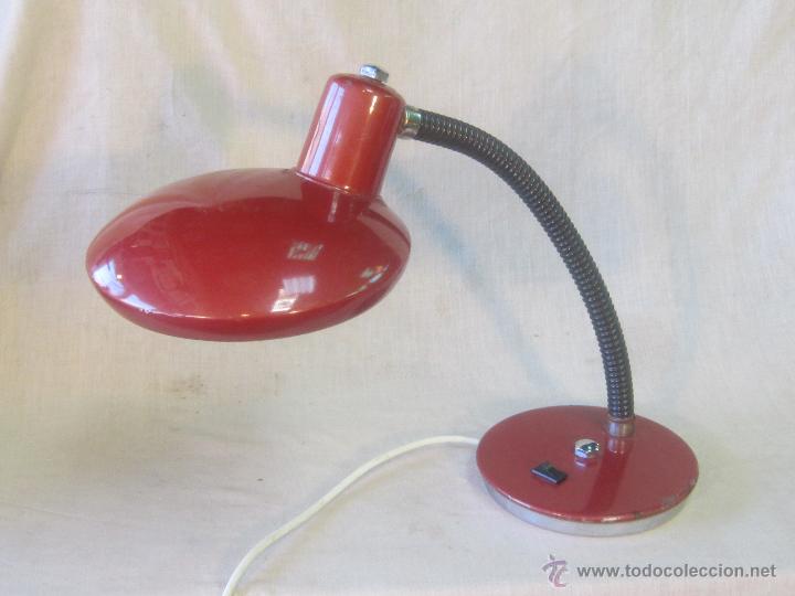 Vintage: lampra de mesa de despacho a&ntilde;os 70 - Foto 3