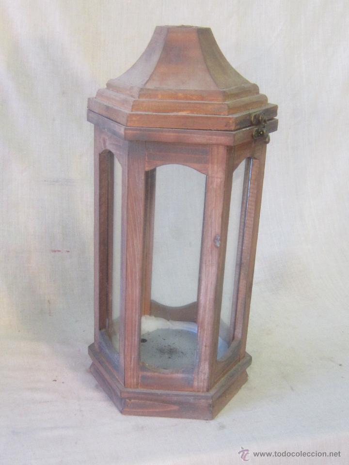 Vintage: farol en madera - Foto 4
