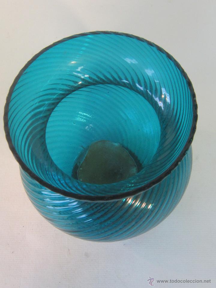 Vintage: CANDELERO PORTAVELAS EN CRISTAL - Foto 2