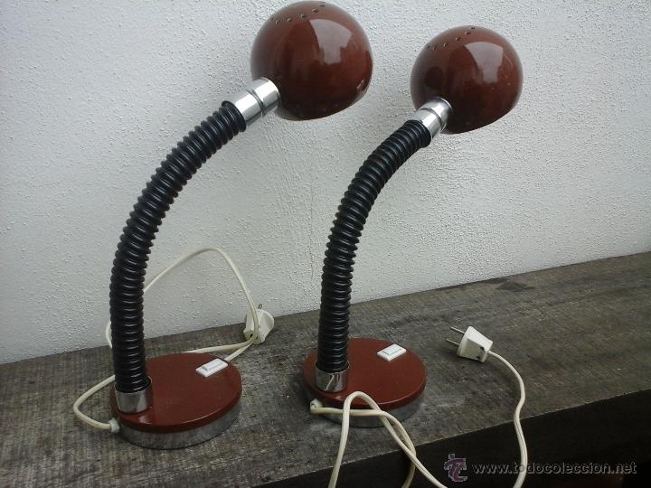 Vintage: Dos flexos o lamparas de sobremesa. Lampara flexo. - Foto 1
