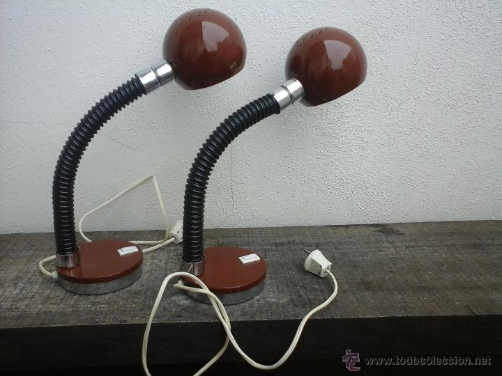 Vintage: Dos flexos o lamparas de sobremesa. Lampara flexo. - Foto 4
