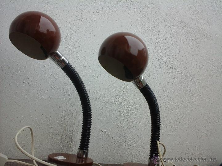 Vintage: Dos flexos o lamparas de sobremesa. Lampara flexo. - Foto 8