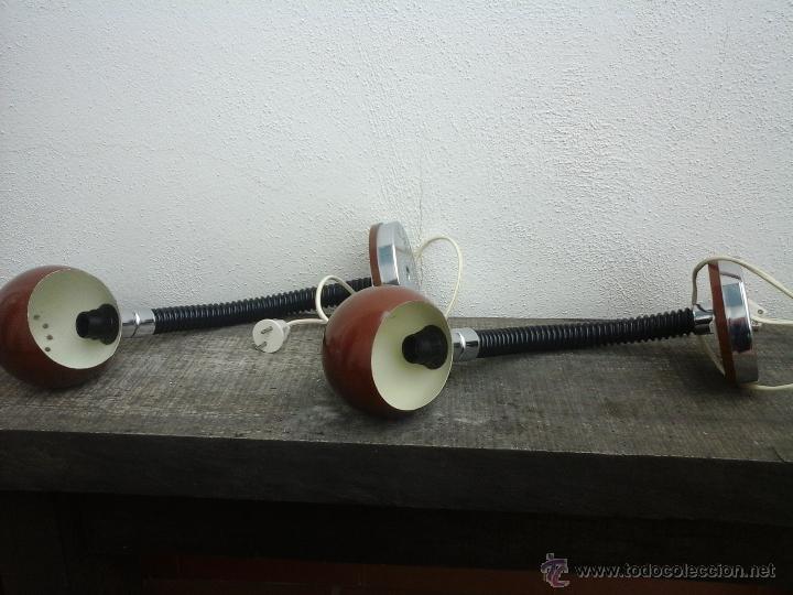 Vintage: Dos flexos o lamparas de sobremesa. Lampara flexo. - Foto 9