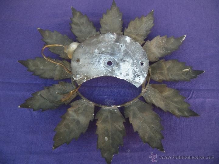 Vintage: L&Aacute;MPARA PLAF&Oacute;N DE TECHO DE SOL - Foto 3