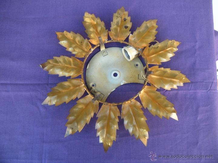 Vintage: L&Aacute;MPARA PLAF&Oacute;N DE TECHO DE SOL - Foto 5