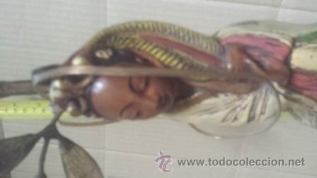 Vintage: LAMPARA FIGURA CHINA - Foto 2