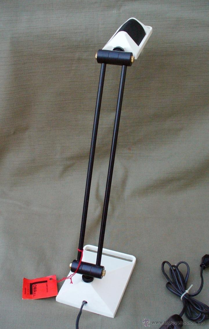 Vintage: LAMPARA DE MESA REGULABLE, HAL&Oacute;GENA, A&Ntilde;OS 80, NUEVA - Foto 3