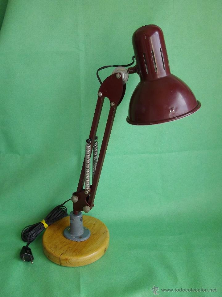 lampara flexo de pinza - medida 30 cm - vintage - Compra venta en  todocoleccion