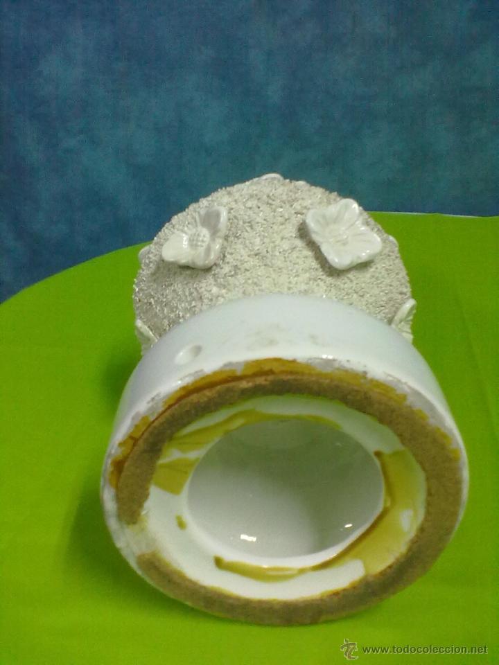 Vintage: PIE DE LAMPARA MANISES PARA RESTAURAR - Foto 6